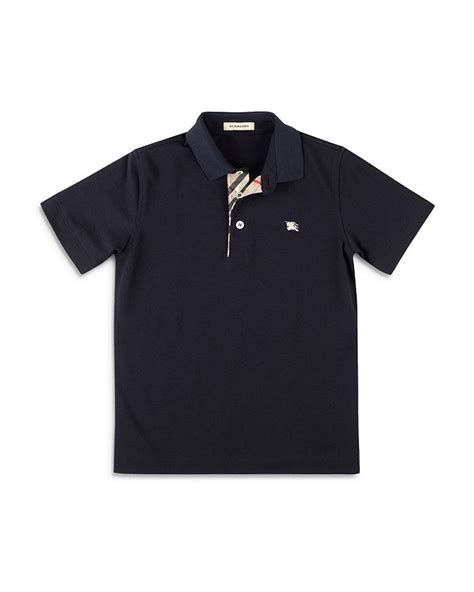 burberry boys white polo linter|Burberry Boys' Linter Polo .